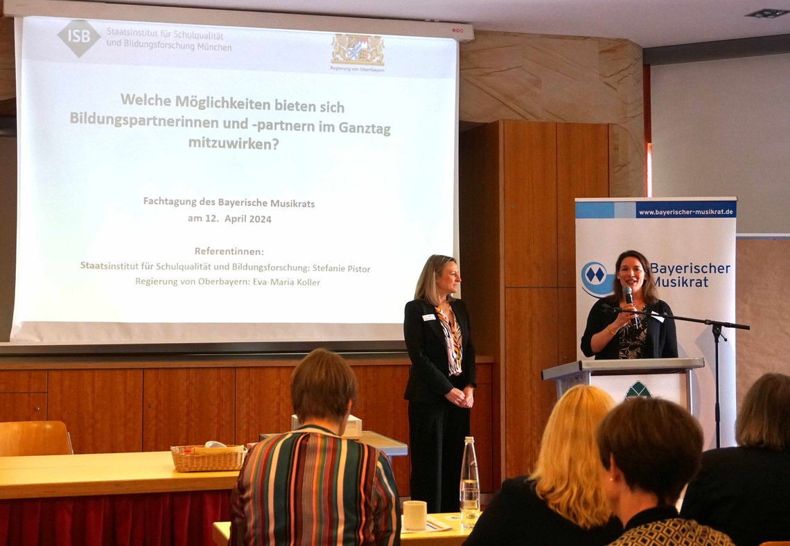 Stefanie Pistor und Eva-Maria Koller waren Referentinnen bei der Fachtagung des BMR
